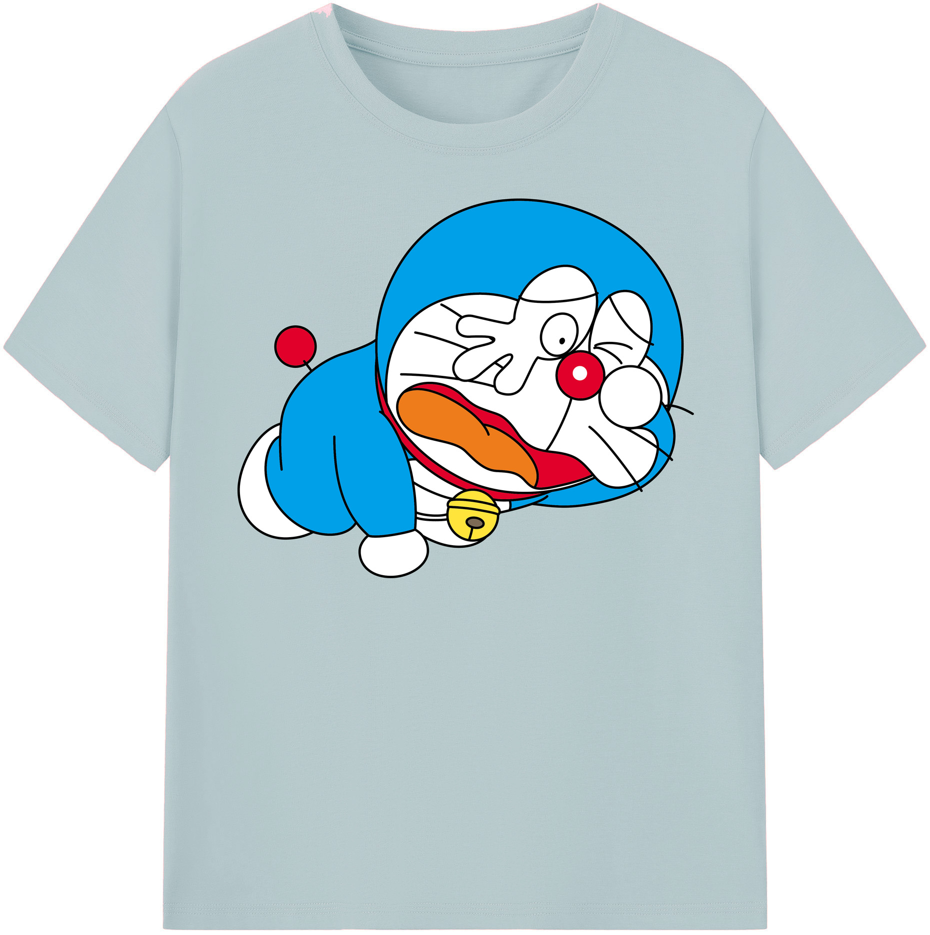 （画像用） ドラえもん Doraemon 綿100％半袖Tシャツ（フロントプリント）
